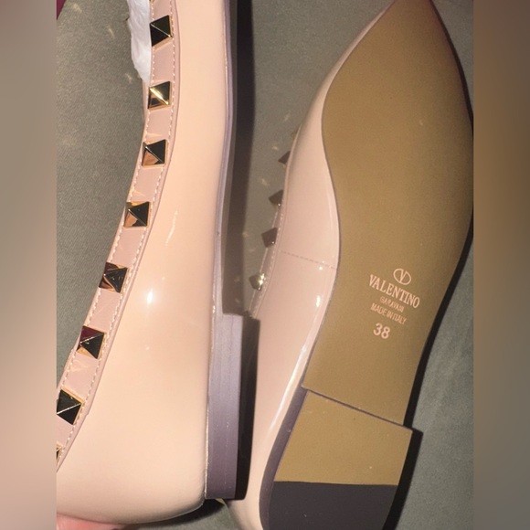 Valentino Studded nude flats size Euro 38 US 8 - Picture 6 of 7
